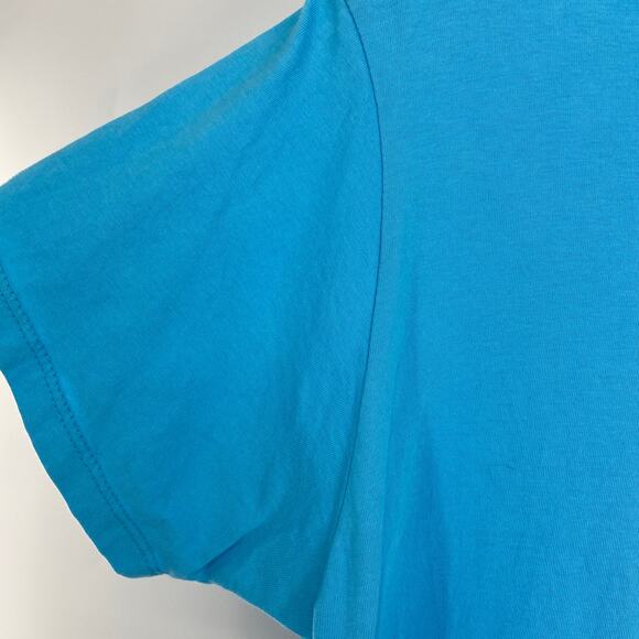 LEVI'S Aqua Cake Graphic Short Sleeve Crew Neck T-shirt Tee Cotton Unisex XS - Picture 7 of 13